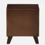 Pruven Sheesham Wood Bedside Table in Storm Grey Wood Finish - Image 7