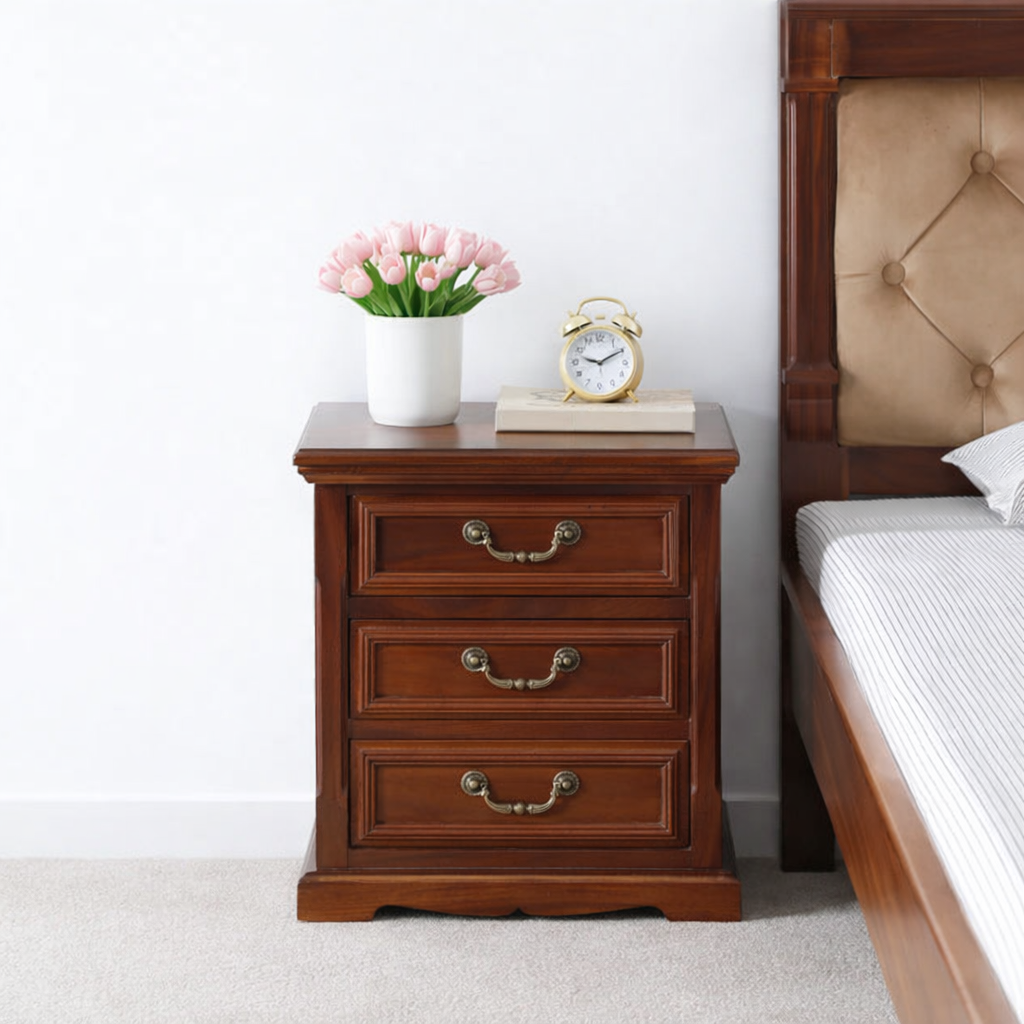 BCO.9aa655e1-2663-4e90-8c4e-654f0873863c.webp Caldrew Solid Wood Nightstand in Vanilla Bark Natural Finish with Drawer - Image 1