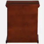 Caldrew Solid Wood Nightstand in Vanilla Bark Natural Finish with Drawer - Image 4