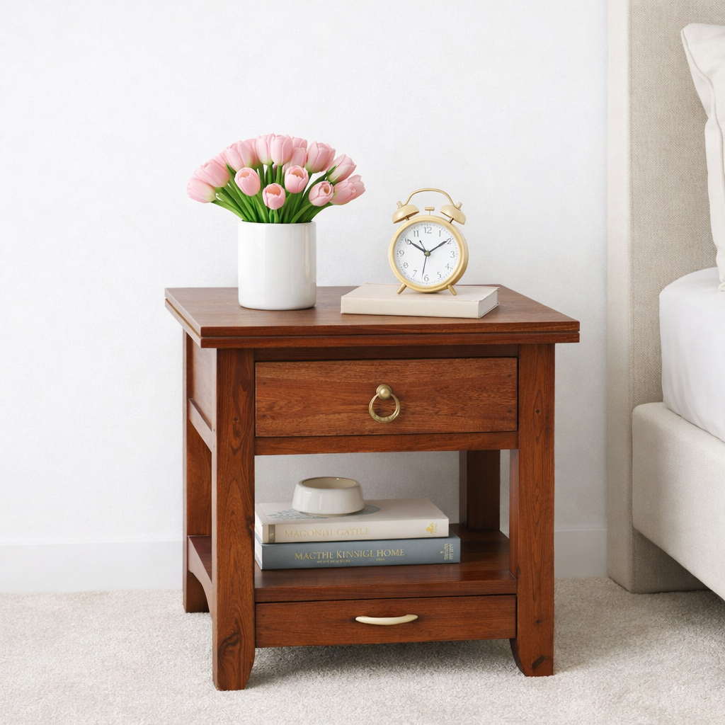 classic-wood-1-13.webp Skoven Mango Wood Nightstand in Mocha Stone Finish - Image 1