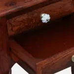 Lurven Sheesham Wood Bedside Table in Smoked Almond Natural Finish - Image 3