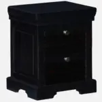 Veldorn Solid Wood Bedside Table in Pale Moss Finish - Image 5