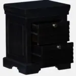 Veldorn Solid Wood Bedside Table in Pale Moss Finish - Image 6