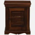 Wrevolk Solid Wood Nightstand in Golden Fawn Finish with Open Shelf4 - Image 5