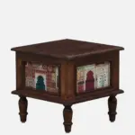 Kustin Wooden Bedside Table with Drawer & Open Shelf - Image 7