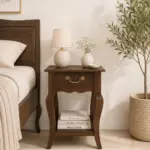 Kunaro Solid Sheesham Wood Bedside Table