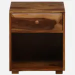 Neltrico Premium Wooden Nightstand with Storage - Image 6