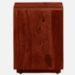 Gelnora Solid Sheesham Wood Bedside Table with Drawer - Image 5
