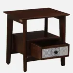 Ferovik Handcrafted Sheesham Wood Nightstand - Image 4