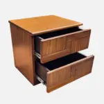 Mltrique Premium Sheesham Wood Nightstand with Storage Drawer - Image 2