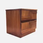 Mltrique Premium Sheesham Wood Nightstand with Storage Drawer - Image 3