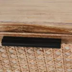 Kunvoria Handcrafted Solid Wood Nightstand in Teak Finish - Image 3