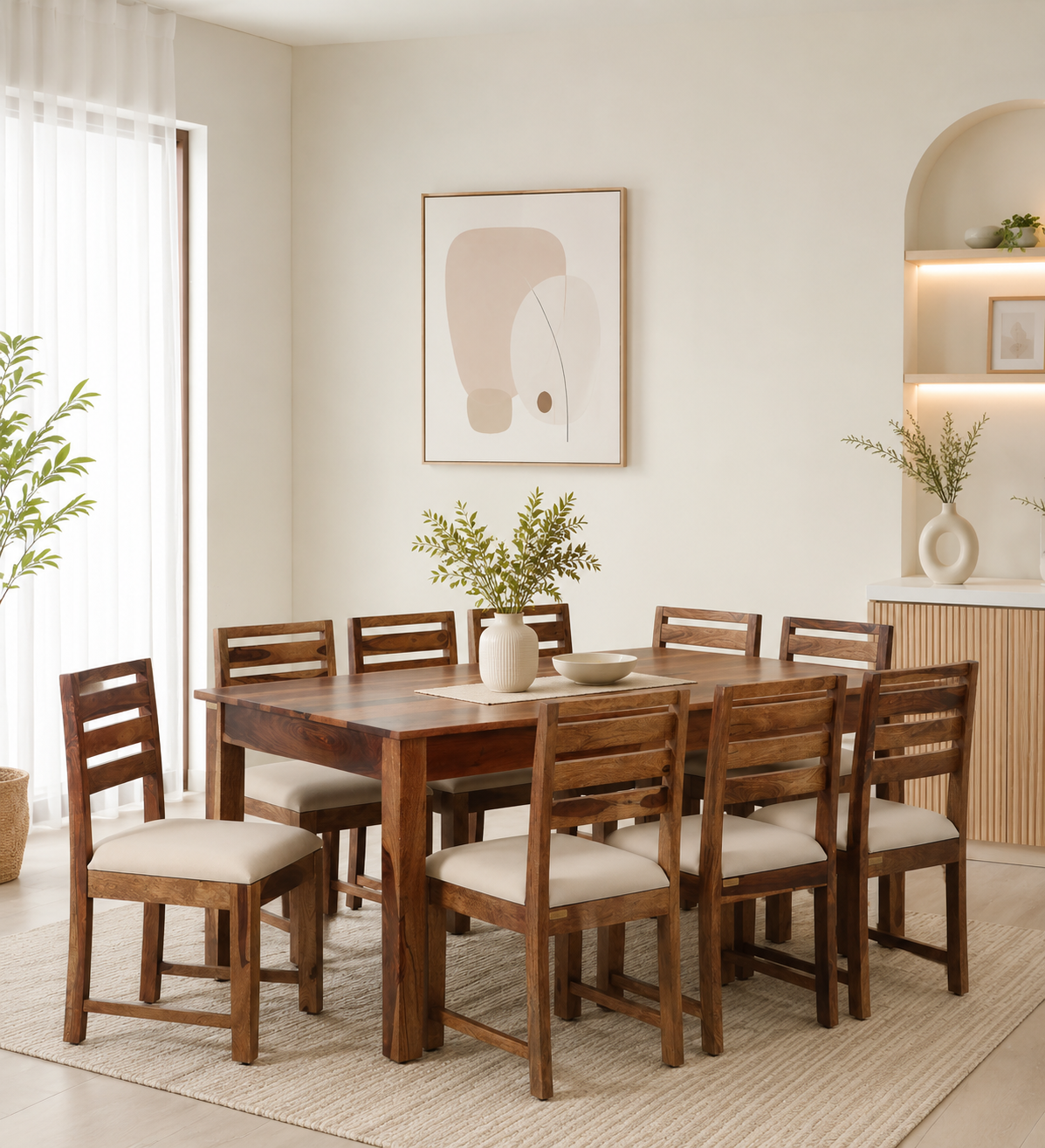 Nelmor-Premium-Sheesham-Wood-8-Seater-Dining-Set-with-Comfortable-Chairs-classic-wood-1.png Nelmor Premium Sheesham Wood 8 Seater Dining Set with Comfortable Chairs - Image 1