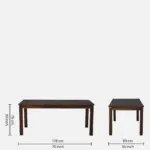 Mellvora Modern Farmhouse Style 8 Seater Dining Table Set - Image 5