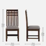 Worvesta Wooden 8 Seater Dining Set in Provincial Teak Finish - Image 3