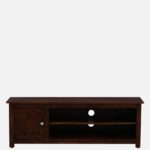 Ashford Sheesham Media Console, Honey Oak (52x16 in) - Image 2