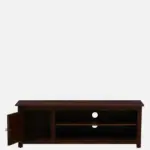 Ashford Sheesham Media Console, Honey Oak (52x16 in) - Image 9
