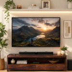 Ashford Sheesham Media Console, Honey Oak (69x20 in)