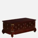 Paulownia Wood Lightweight Coffee Table in Whitewash Finish - Image 5