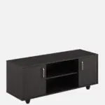 Ferndale Solid Teak Wood TV Console in Fade Resistant Rustic Brown Finish - Image 9