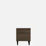 Terraa Handmade Acacia Wood Entertainment Console In Natural Stone Finish - Image 3