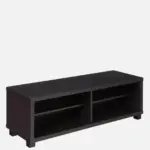 Ekam Minimalist Solid Wood TV Console In Clean Natural Finish - Image 3