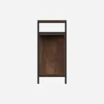 Linova Particle Board Wall Mounted TV Unit with Floating Shelves in White Gloss - Image 3