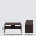 Roovan Solid Sheesham Wood TV Stand with Carved Legs in Antique Finish - Image 4