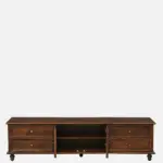 Homera Particle Board TV Cabinet with Soft Close Hinges in Sandy Beige - Image 6