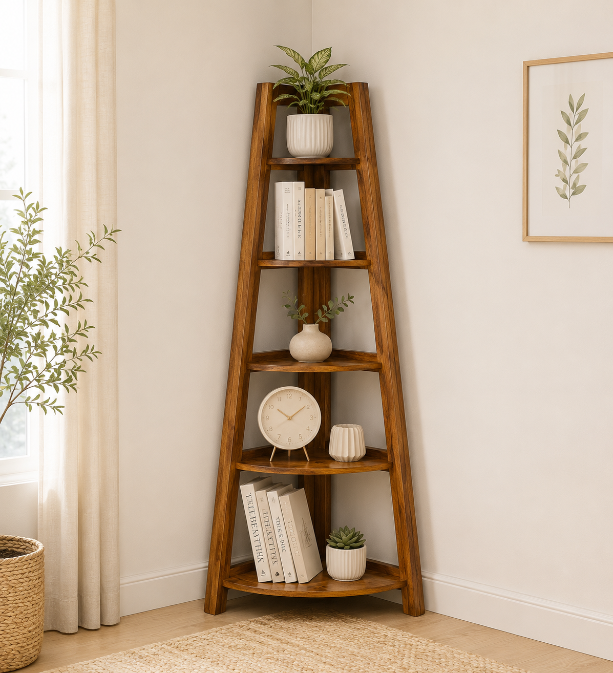 Dhruvan-Solid-Rosewood-Bookshelf-with-Rope-Wrapped-Legs-in-Antique-1.png Dhruvan Solid Rosewood Bookshelf with Rope Wrapped Legs in Antique Ebony - Image 1