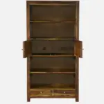 Kramik Solid Sheesham Wood Bookshelf in Natural Oak Finish - Image 5