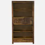 Kramik Solid Sheesham Wood Bookshelf in Natural Oak Finish - Image 6