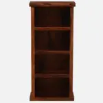 Lambvar Solid Sheesham Wood Book Rack in Warm Walnut Finish - Image 5