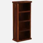 Lambvar Solid Sheesham Wood Book Rack in Warm Walnut Finish - Image 7