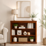 Prakrit Solid Wood Book Storage Unit