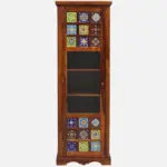 Ishaan Sheesham Wood Library Bookshelf In Walnut Finish - Image 6
