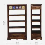 Kairo Sheesham Wood Bookshelf - Image 3