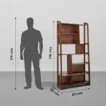 Elara Sheesham Wood Bookshelf - Image 3